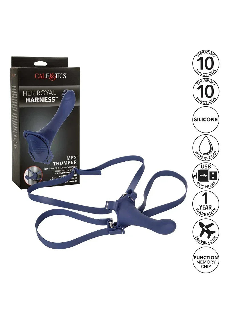 CalExoticsHerRoyalHarnessME2Thumper9 @ Happytoys Sexshop: online sex shop for Feeling Happy & Easy π the erotic store owned by a woman