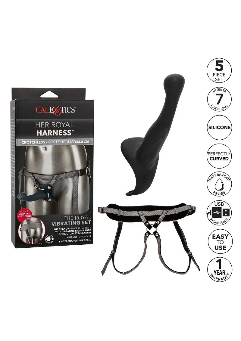 CalExoticsHerRoyalHarnessTheRoyalVibratingSet9 @ Happytoys Sexshop: online sex shop for Feeling Happy & Easy ๐ the erotic store owned by a woman