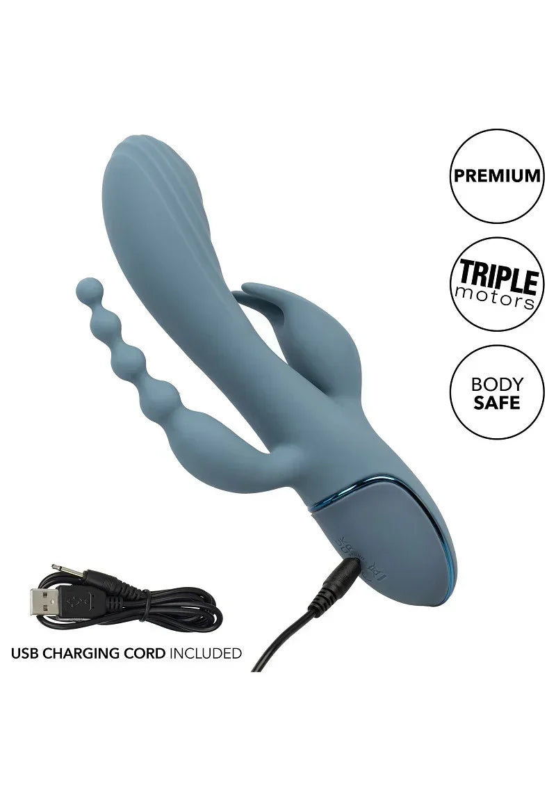 CalExoticsIIITripleEcstasytriplevibrator11 @ Happytoys Sexshop: online sex shop for Feeling Happy & Easy π the erotic store owned by a woman