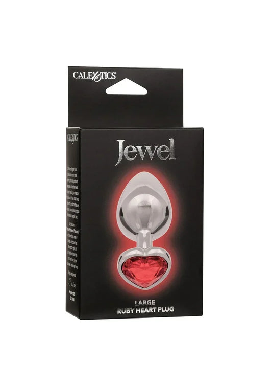 CalExoticsJewelLargeRubyHeartPlug2 @ Happytoys Sexshop: online sex shop for Feeling Happy & Easy π the erotic store owned by a woman