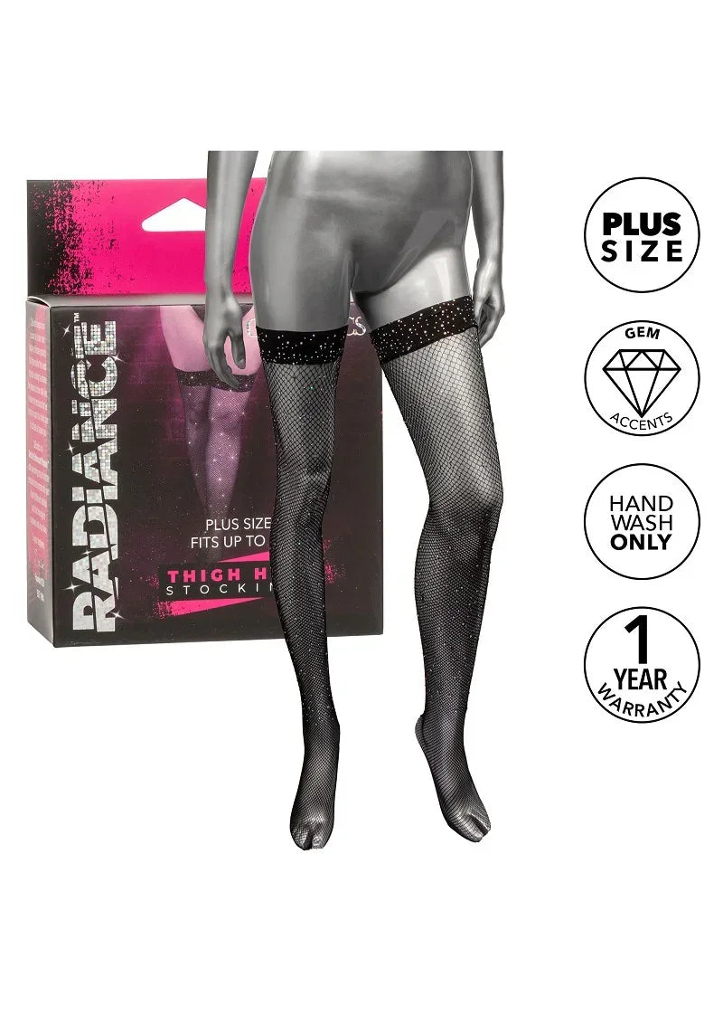 CalExoticsRadiancePlusSizeDijhogeKousen6 @ Happytoys Sexshop: online sex shop for Feeling Happy & Easy π the erotic store owned by a woman