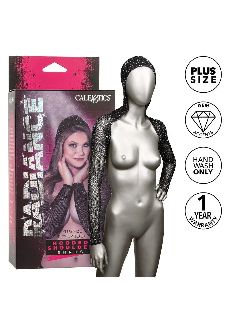 CalExoticsRadiancePlusSizeHoodedSchoudertruitje6 @ Happytoys Sexshop: online sex shop for Feeling Happy & Easy 😊 the erotic store owned by a woman