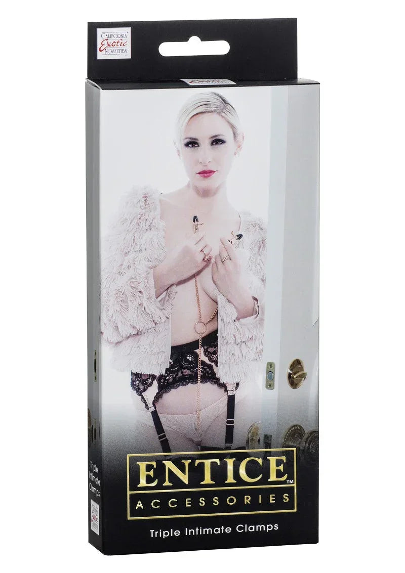 DeEnticeTripleIntimateClampszijneensetvandriedesignerklemmenmetzachteencomfortabelekussentjes2 @ Happytoys Sexshop: online sex shop for Feeling Happy & Easy 😊 the erotic store owned by a woman