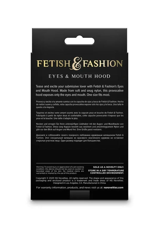 Eyes_MouthHoodblackbyNSNovelties2 @ Happytoys Sexshop: online sex shop for Feeling Happy & Easy π the erotic store owned by a woman