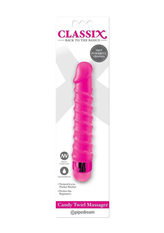 Pipedream-Classix-Candy-Twirl-Massager-Geribbelde-Vibrator-Happytoys-Sexshop-liever-Happy-dan-Easy-9739 @ Happytoys Sexshop: online sex shop for Feeling Happy & Easy π the erotic store owned by a woman