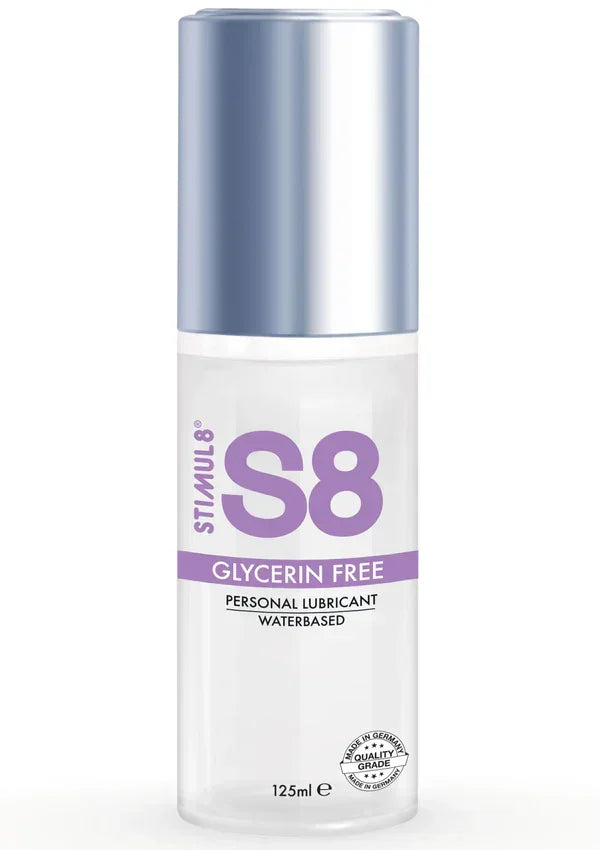 S8GlycerinFreeLubricant125mlbyStimul8S81 @ Happytoys Sexshop: online sex shop for Feeling Happy & Easy 😊 the erotic store owned by a woman