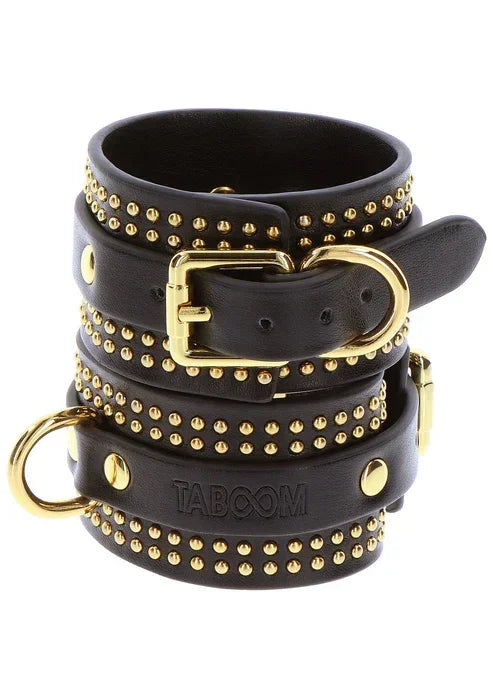 StuddedAnkleCuffsSetbyTaboom9 @ Happytoys Sexshop: online sex shop for Feeling Happy & Easy ๐ the erotic store owned by a woman