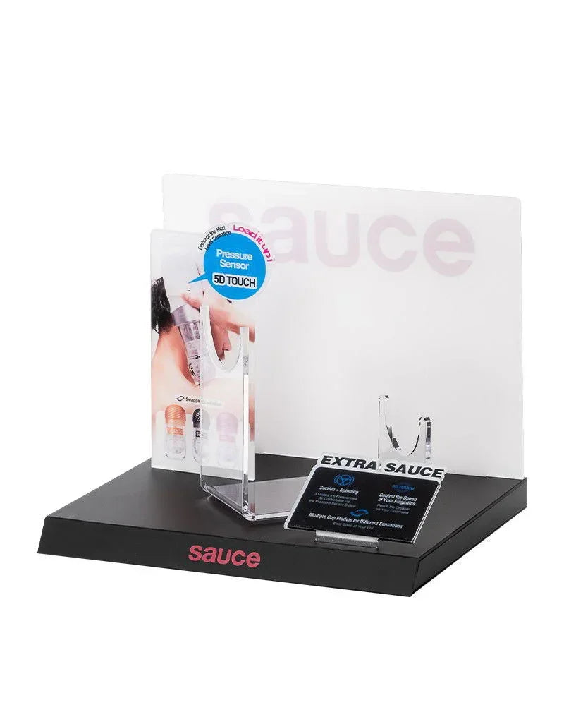 sauce-display-black-pink-white_04 @ Happytoys Sexshop: online sex shop for Feeling Happy & Easy π the erotic store owned by a woman