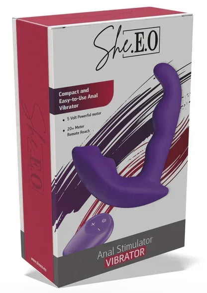 AnalStimulatorVibratorbyShe.E.O.2 @ Happytoys Sexshop: online sex shop for Feeling Happy & Easy 😊 the erotic store owned by a woman