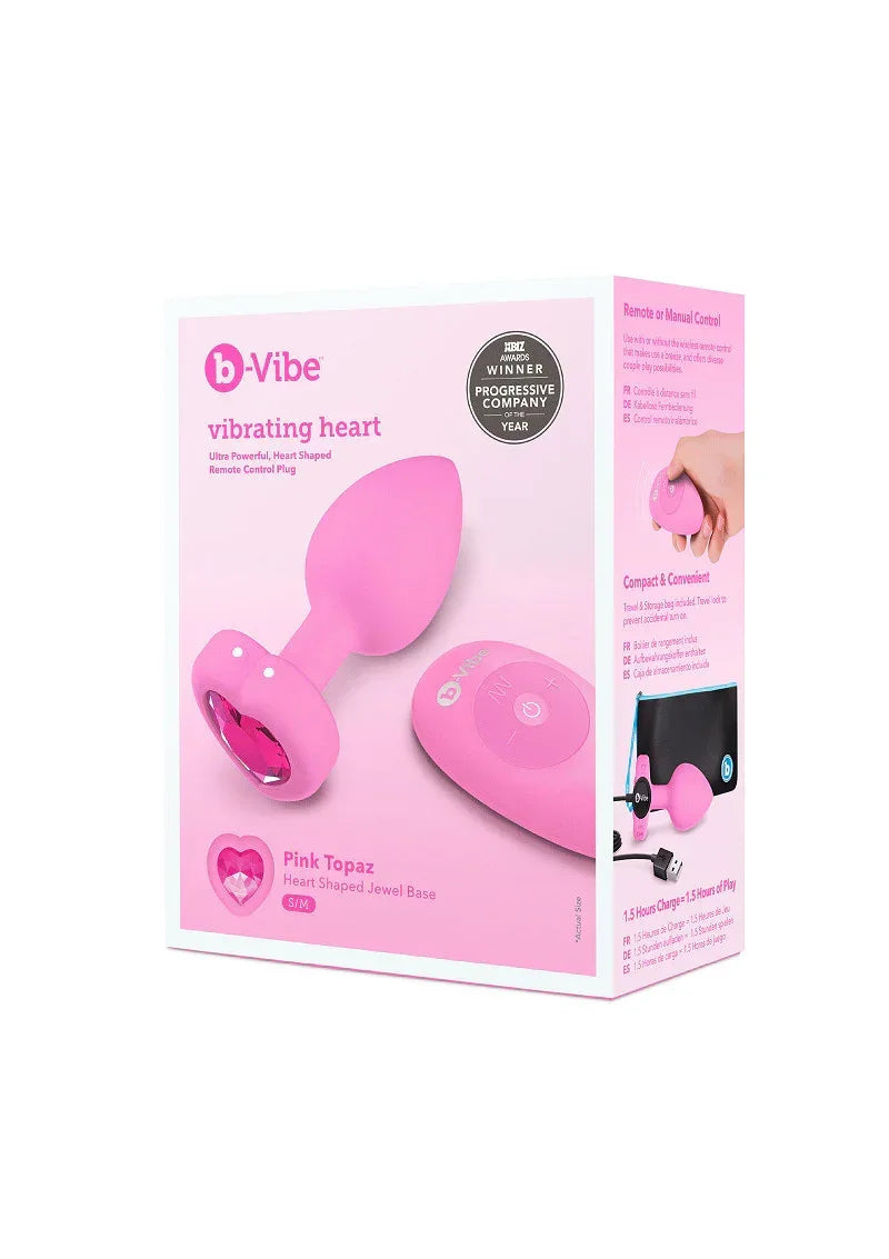 B-VibeVibratingHeartPlug2 @ Happytoys Sexshop: online sex shop for Feeling Happy & Easy 😊 the erotic store owned by a woman