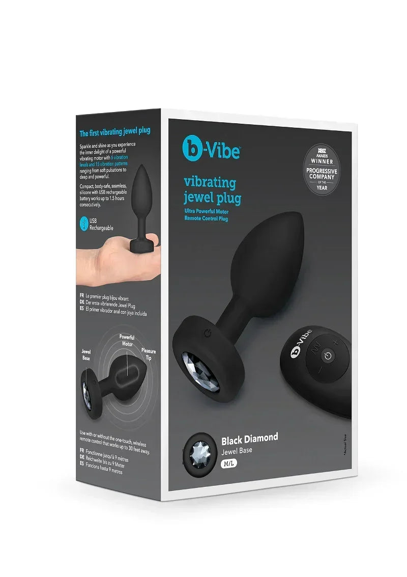 B-VibeVibratingJewelPlug2 @ Happytoys Sexshop: online sex shop for Feeling Happy & Easy 😊 the erotic store owned by a woman