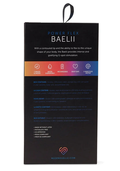 BaeliiPowerFlexVibratorbyNuSensuelle5 @ Happytoys Sexshop: online sex shop for Feeling Happy & Easy 😊 the erotic store owned by a woman