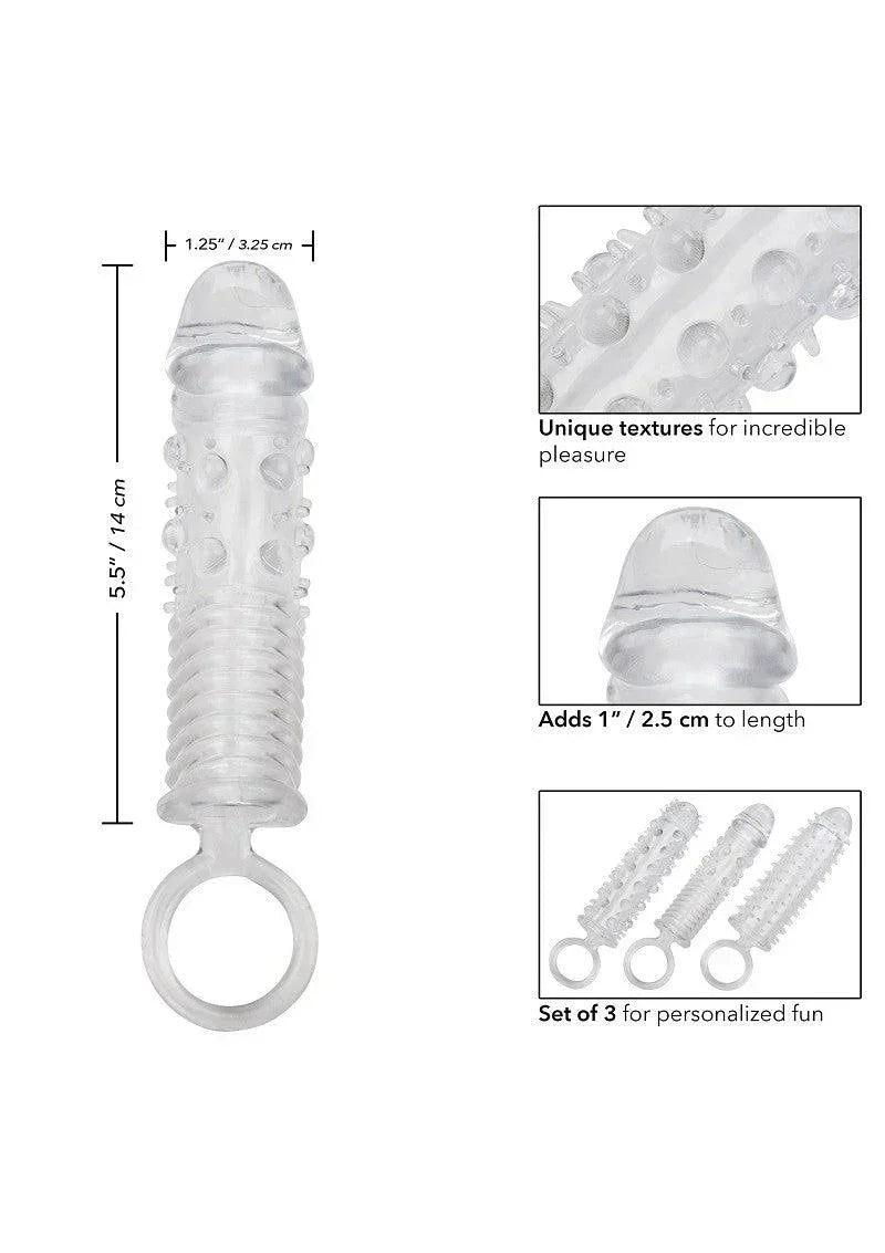 CalExotics-3-Piece-Textured-Extension-Set-Happytoys-Sexshop-liever-Happy-dan-Easy-5307 @ Happytoys Sexshop: online sex shop for Feeling Happy & Easy 😊 the erotic store owned by a woman