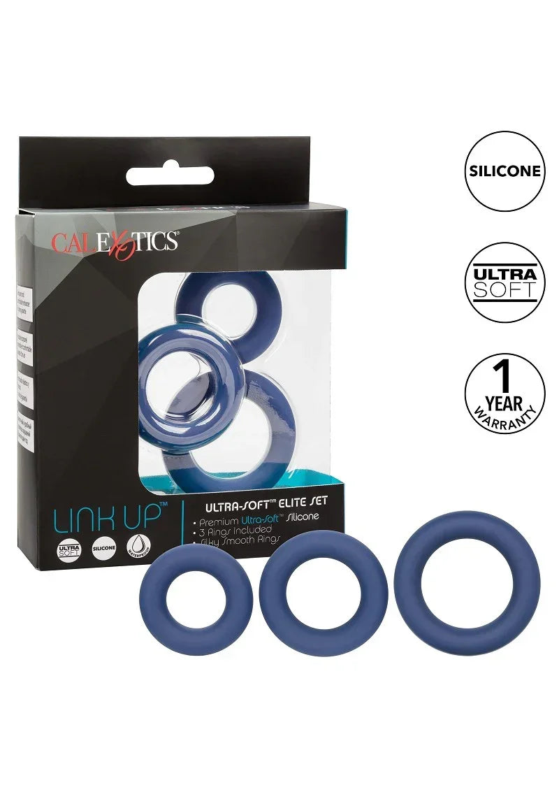 CalExotics-Link-Up-Ultra-Soft-Elite-Set-Cockring-Happytoys-Sexshop-Toys-for-Feeling-Happy-Easy-6150 @ Happytoys Sexshop: online sex shop for Feeling Happy & Easy 😊 the erotic store owned by a woman