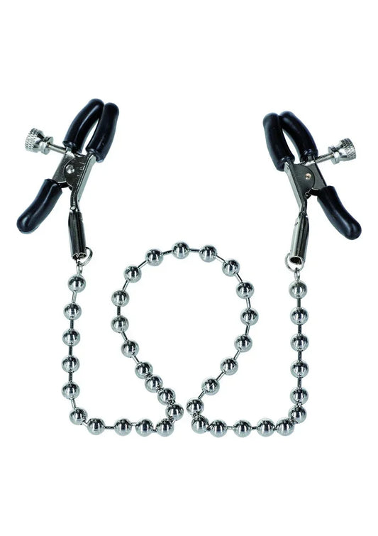 CalExotics-Nipple-Play-Silver-Beaded-Nipple-Clamps-Tepelklemmen-Happytoys-Sexshop-Toys-for-Feeling-Happy-Easy-1045 @ Happytoys Sexshop: online sex shop for Feeling Happy & Easy 😊 the erotic store owned by a woman