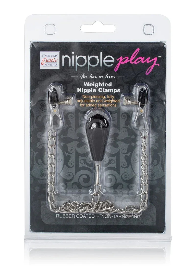 CalExotics-Nipple-Play-Weighted-Nipple-Clamps-Verzwaarde-tepelklemmen-Happytoys-Sexshop-liever-Happy-dan-Easy-2472 @ Happytoys Sexshop: online sex shop for Feeling Happy & Easy 😊 the erotic store owned by a woman