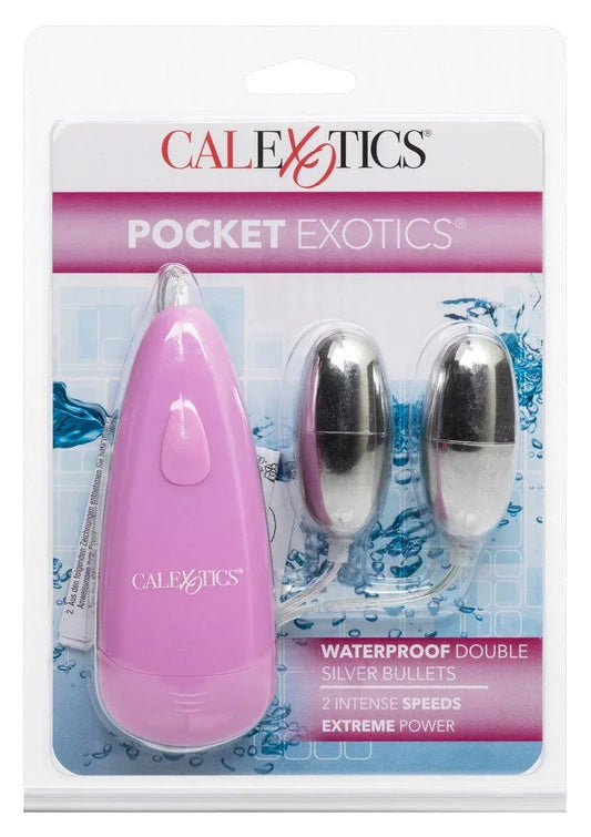 CalExotics-Pocket-Exotics-Waterproof-Double-Silver-Bullets-Happytoys-Sexshop-liever-Happy-dan-Easy-4946 @ Happytoys Sexshop: online sex shop for Feeling Happy & Easy 😊 the erotic store owned by a woman