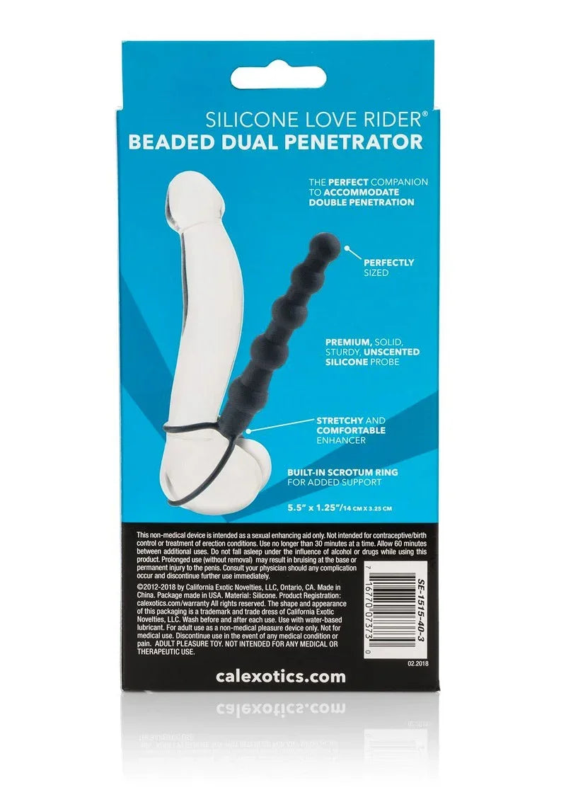 CalExotics-Silicone-Love-Rider-Beaded-Dual-Penetrator-Happytoys-Sexshop-liever-Happy-dan-Easy-3557 @ Happytoys Sexshop: online sex shop for Feeling Happy & Easy 😊 the erotic store owned by a woman