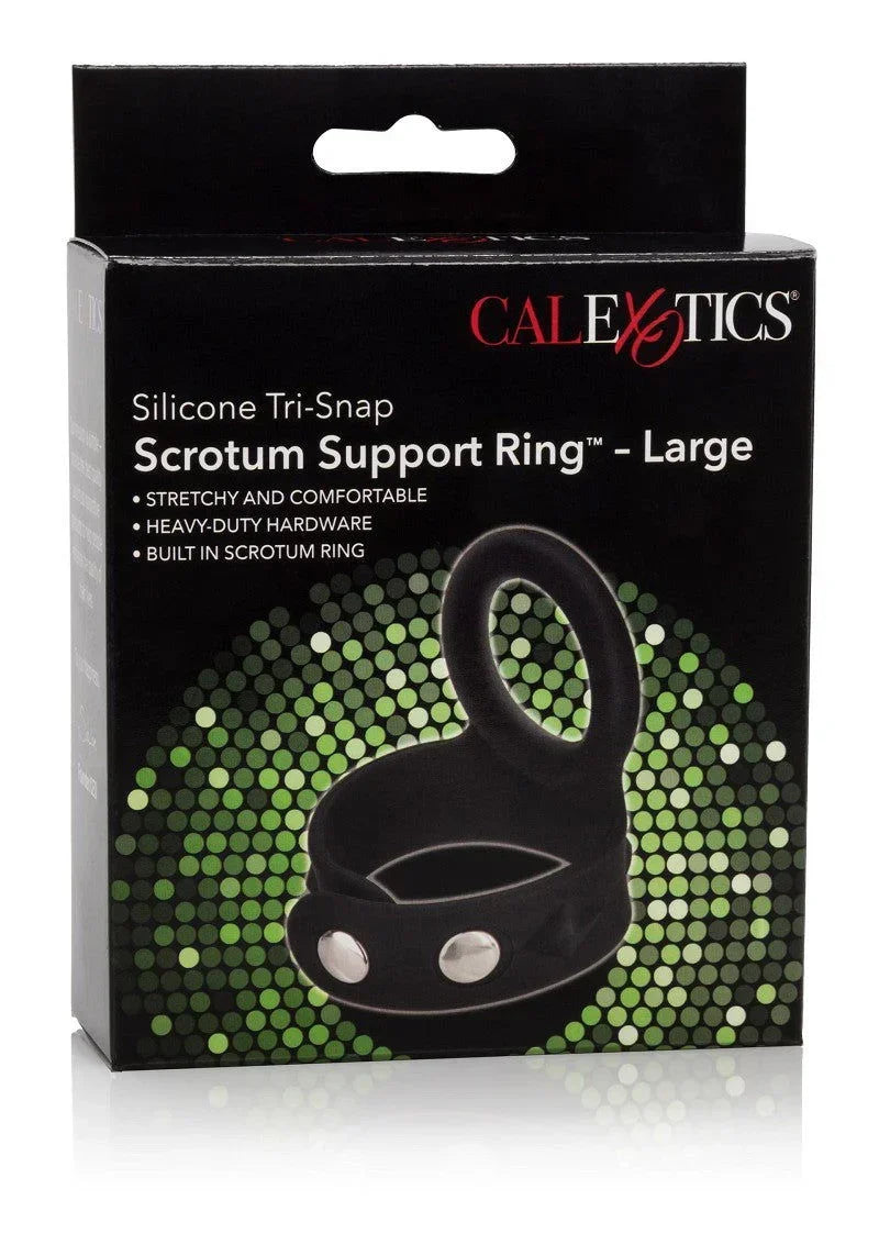 CalExotics-Silicone-Tri-Snap-Scrotum-Support-Ring-Large-Happytoys-Sexshop-Toys-for-Feeling-Happy-Easy-2927 @ Happytoys Sexshop: online sex shop for Feeling Happy & Easy 😊 the erotic store owned by a woman