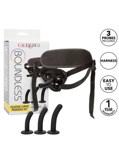 CalExoticsBoundlessSiliconeCurvePeggingKit11 @ Happytoys Sexshop: online sex shop for Feeling Happy & Easy 😊 the erotic store owned by a woman
