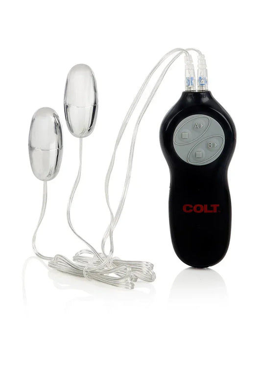 CalExoticsCOLTTwinTurboBulletsDoubleVibrator1 @ Happytoys Sexshop: online sex shop for Feeling Happy & Easy 😊 the erotic store owned by a woman