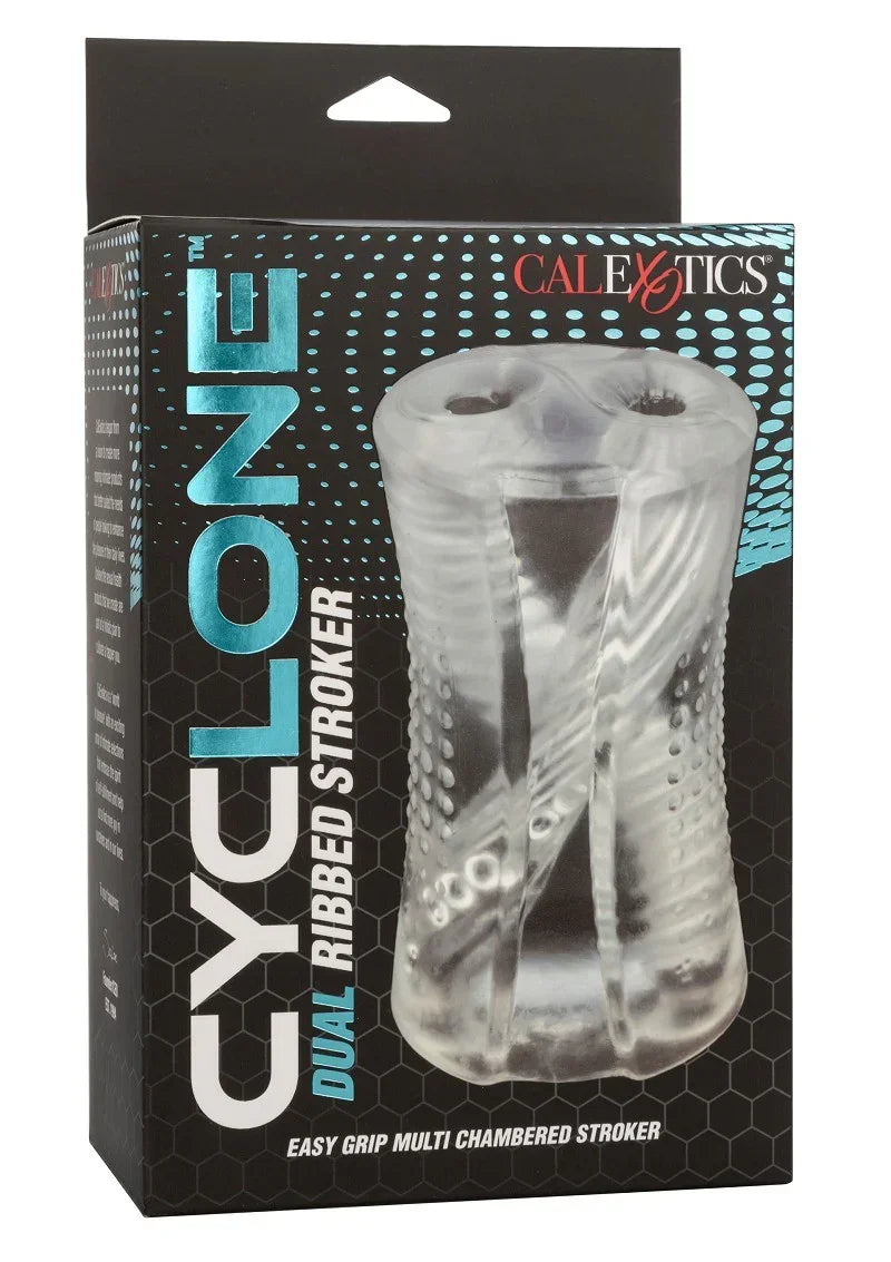 CalExoticsCycloneDualRibbedStroker2 @ Happytoys Sexshop: online sex shop for Feeling Happy & Easy 😊 the erotic store owned by a woman