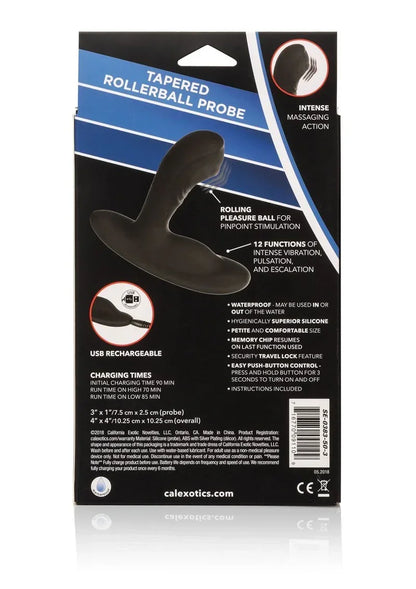 CalExoticsEclipseTaperedRollerBallProbe7 @ Happytoys Sexshop: online sex shop for Feeling Happy & Easy 😊 the erotic store owned by a woman