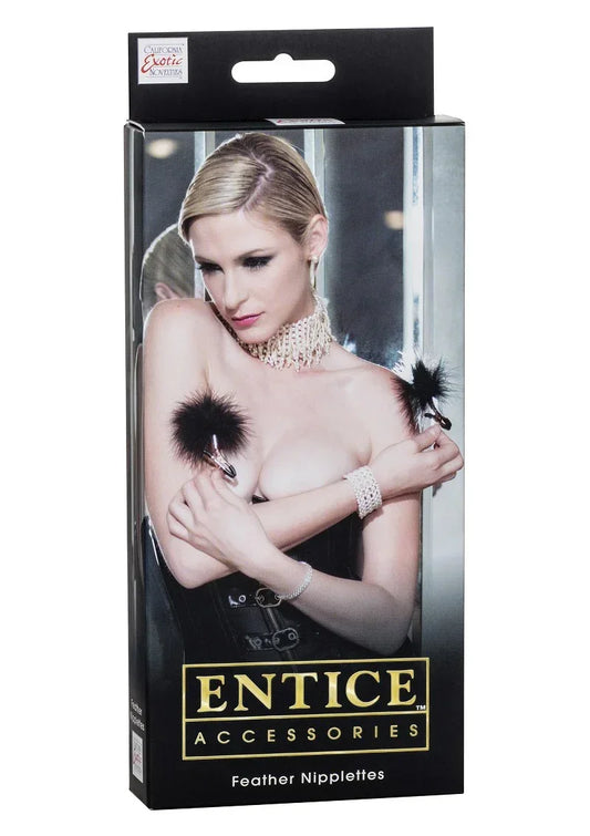 CalExoticsEnticeAccessoriesFeatherNipplettes2 @ Happytoys Sexshop: online sex shop for Feeling Happy & Easy 😊 the erotic store owned by a woman