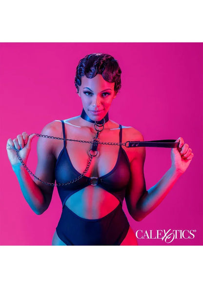 CalExoticsEuphoriaCollectionCollarwithChainLeash9 @ Happytoys Sexshop: online sex shop for Feeling Happy & Easy 😊 the erotic store owned by a woman