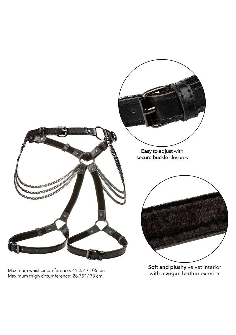 CalExoticsEuphoriaCollectionMultiChainThighHarness3 @ Happytoys Sexshop: online sex shop for Feeling Happy & Easy 😊 the erotic store owned by a woman