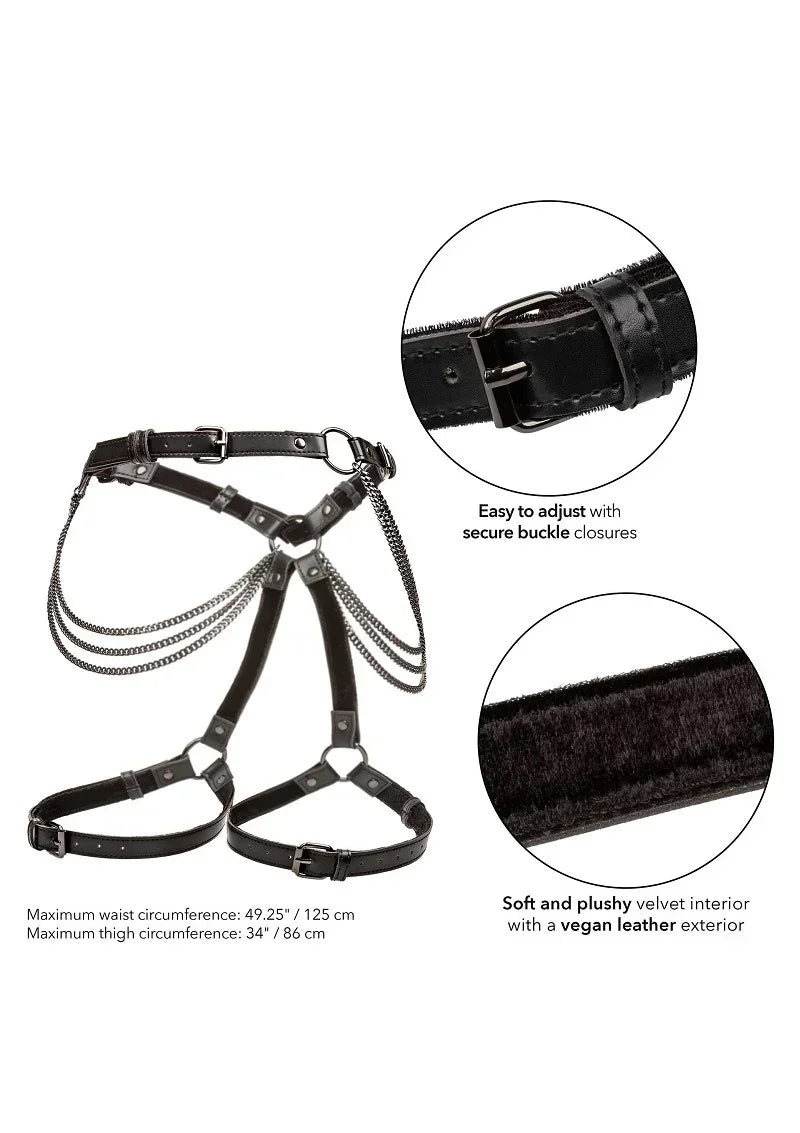 CalExoticsEuphoriaCollectionPlusSizeMultiChainThighHarness3 @ Happytoys Sexshop: online sex shop for Feeling Happy & Easy 😊 the erotic store owned by a woman