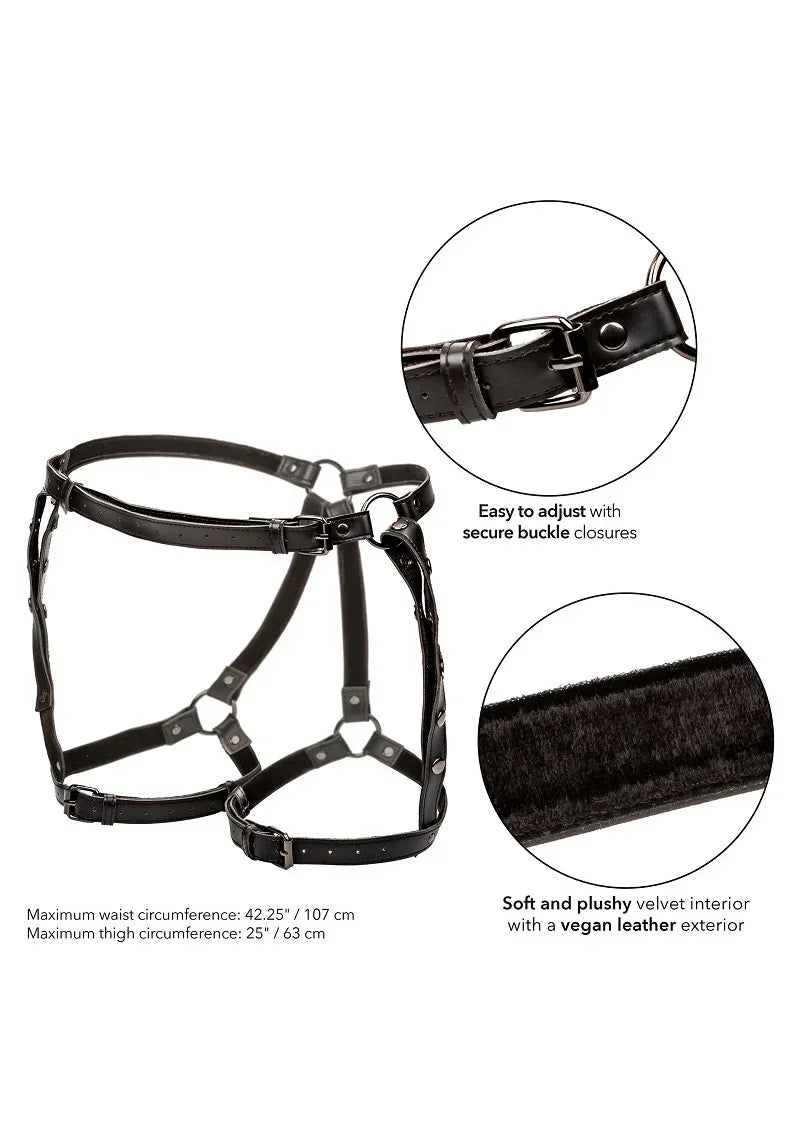 CalExoticsEuphoriaCollectionRidingThighHarness3 @ Happytoys Sexshop: online sex shop for Feeling Happy & Easy 😊 the erotic store owned by a woman
