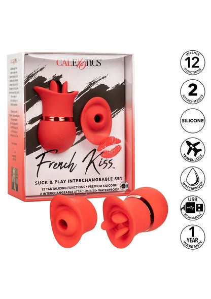 CalExoticsFrenchKissSuck_PlayInterchangeableSet4 @ Happytoys Sexshop: online sex shop for Feeling Happy & Easy 😊 the erotic store owned by a woman