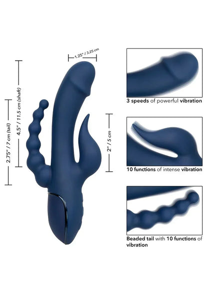 CalExoticsIIITripleOrgasmtripleVIbrator9 @ Happytoys Sexshop: online sex shop for Feeling Happy & Easy 😊 the erotic store owned by a woman