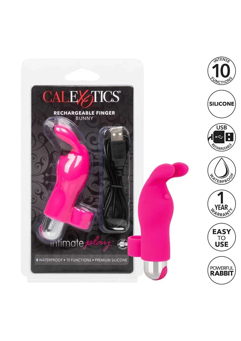 CalExoticsIntimatePlayRechargeableFingerBunny7 @ Happytoys Sexshop: online sex shop for Feeling Happy & Easy 😊 the erotic store owned by a woman