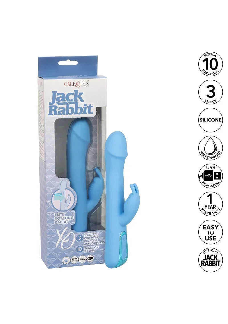 CalExoticsJackRabbitEliteRotatingRabbit11 @ Happytoys Sexshop: online sex shop for Feeling Happy & Easy 😊 the erotic store owned by a woman