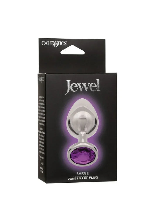 CalExoticsJewelLargeAmethystPlug2 @ Happytoys Sexshop: online sex shop for Feeling Happy & Easy 😊 the erotic store owned by a woman