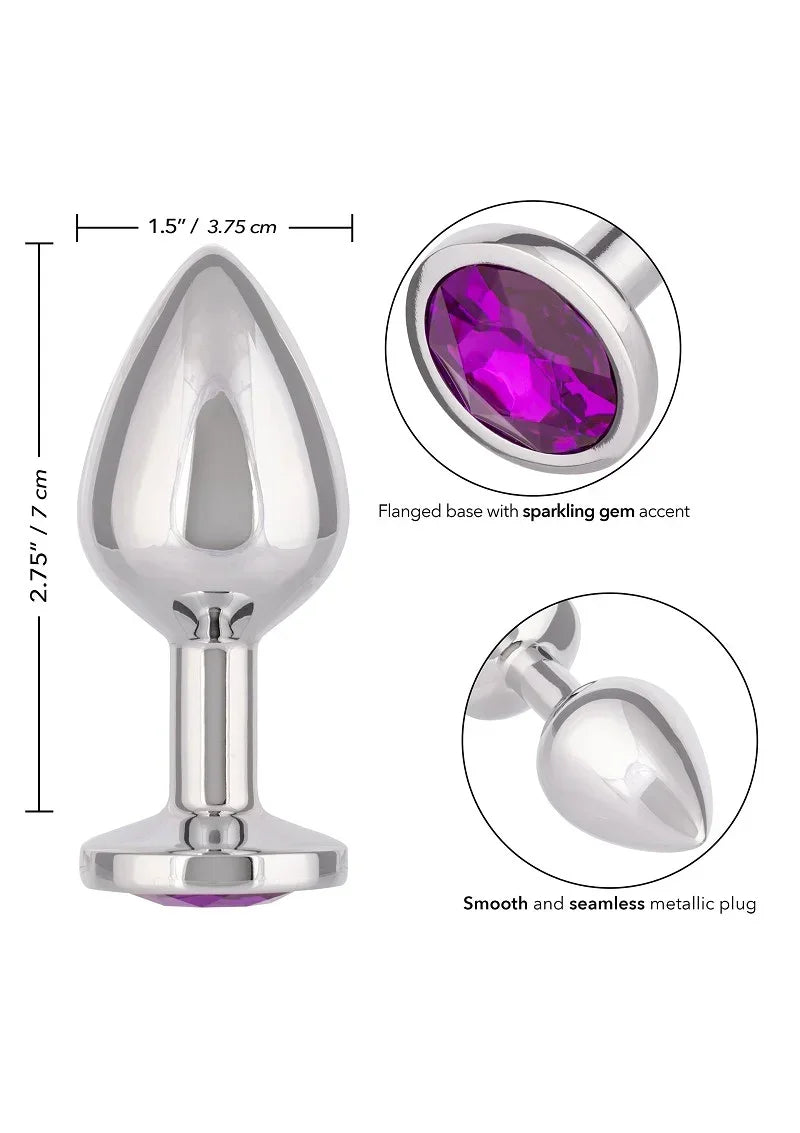 CalExoticsJewelLargeAmethystPlug6 @ Happytoys Sexshop: online sex shop for Feeling Happy & Easy 😊 the erotic store owned by a woman