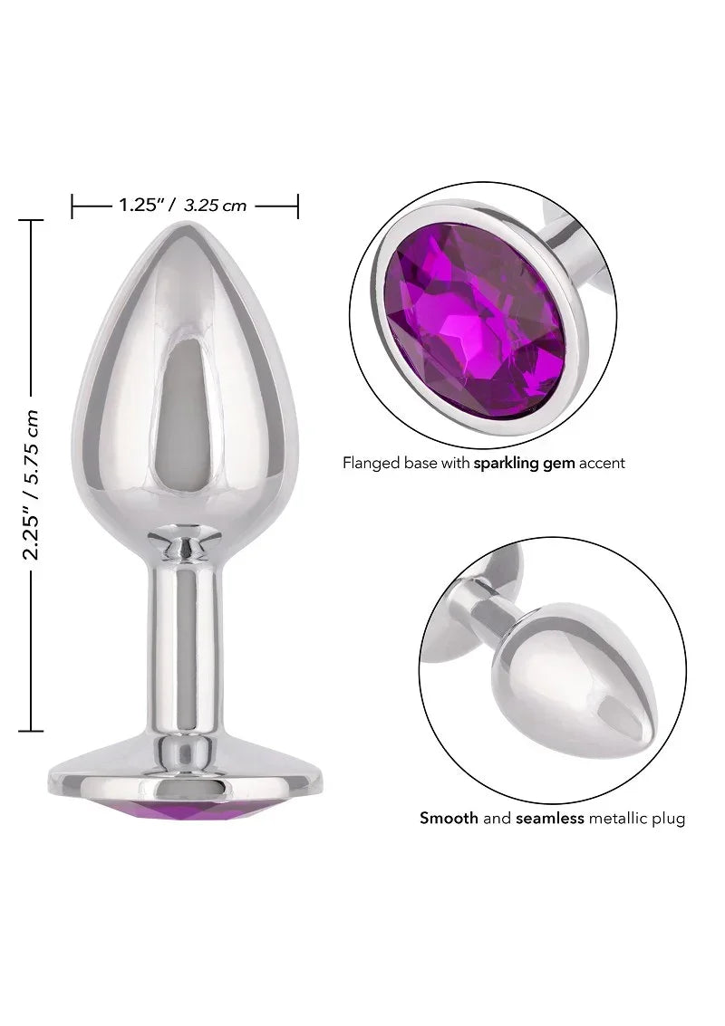 CalExoticsJewelSmallAmethystPlug6 @ Happytoys Sexshop: online sex shop for Feeling Happy & Easy 😊 the erotic store owned by a woman