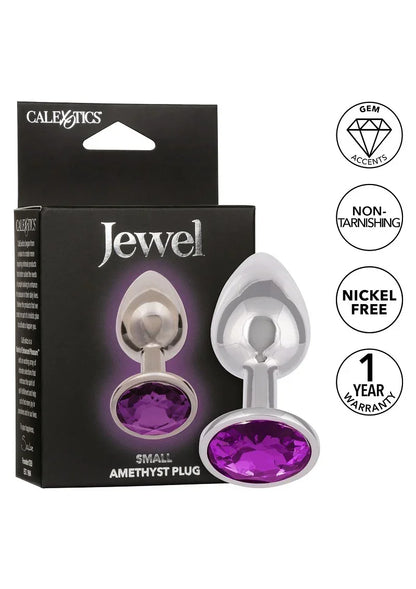 CalExoticsJewelSmallAmethystPlug7 @ Happytoys Sexshop: online sex shop for Feeling Happy & Easy 😊 the erotic store owned by a woman