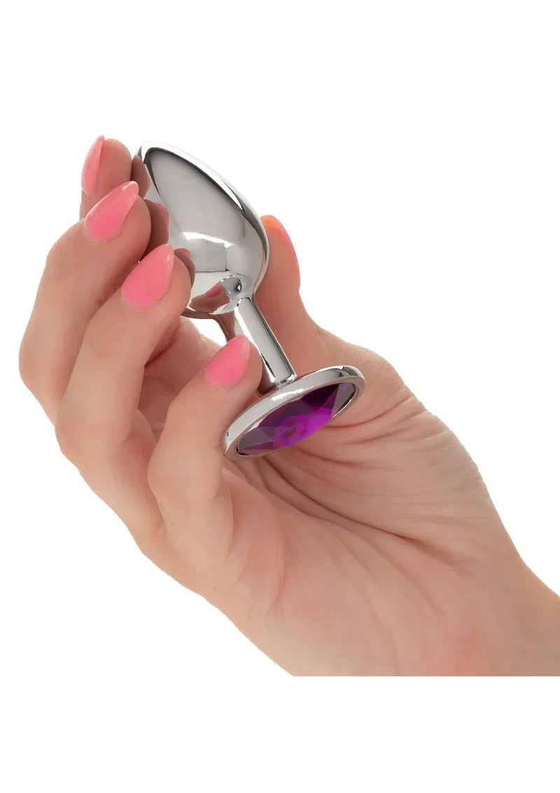 CalExoticsJewelSmallAmethystPlug8 @ Happytoys Sexshop: online sex shop for Feeling Happy & Easy 😊 the erotic store owned by a woman