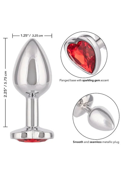 CalExoticsJewelSmallRubyHeartPlug6 @ Happytoys Sexshop: online sex shop for Feeling Happy & Easy 😊 the erotic store owned by a woman