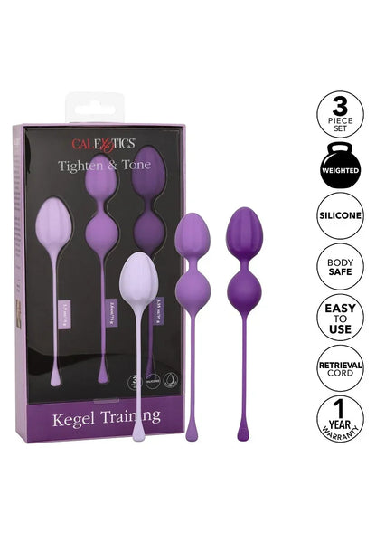 CalExoticsKegelTraining3-PieceSet4 @ Happytoys Sexshop: online sex shop for Feeling Happy & Easy 😊 the erotic store owned by a woman
