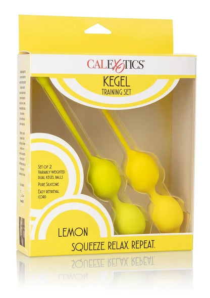 CalExoticsKegelTrainingSetLemon2 @ Happytoys Sexshop: online sex shop for Feeling Happy & Easy 😊 the erotic store owned by a woman