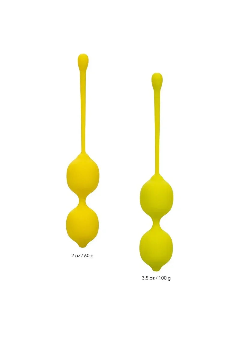 CalExoticsKegelTrainingSetLemon3 @ Happytoys Sexshop: online sex shop for Feeling Happy & Easy 😊 the erotic store owned by a woman