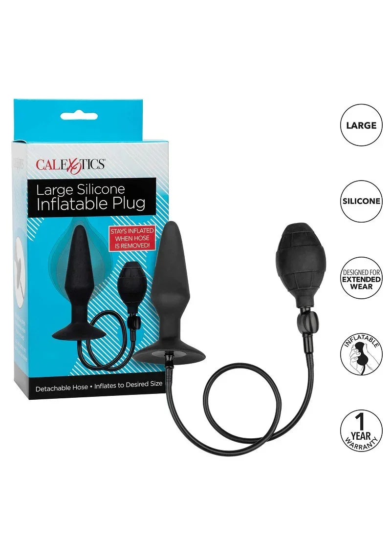 CalExoticsLargeSiliconeInflatablePlug7 @ Happytoys Sexshop: online sex shop for Feeling Happy & Easy 😊 the erotic store owned by a woman