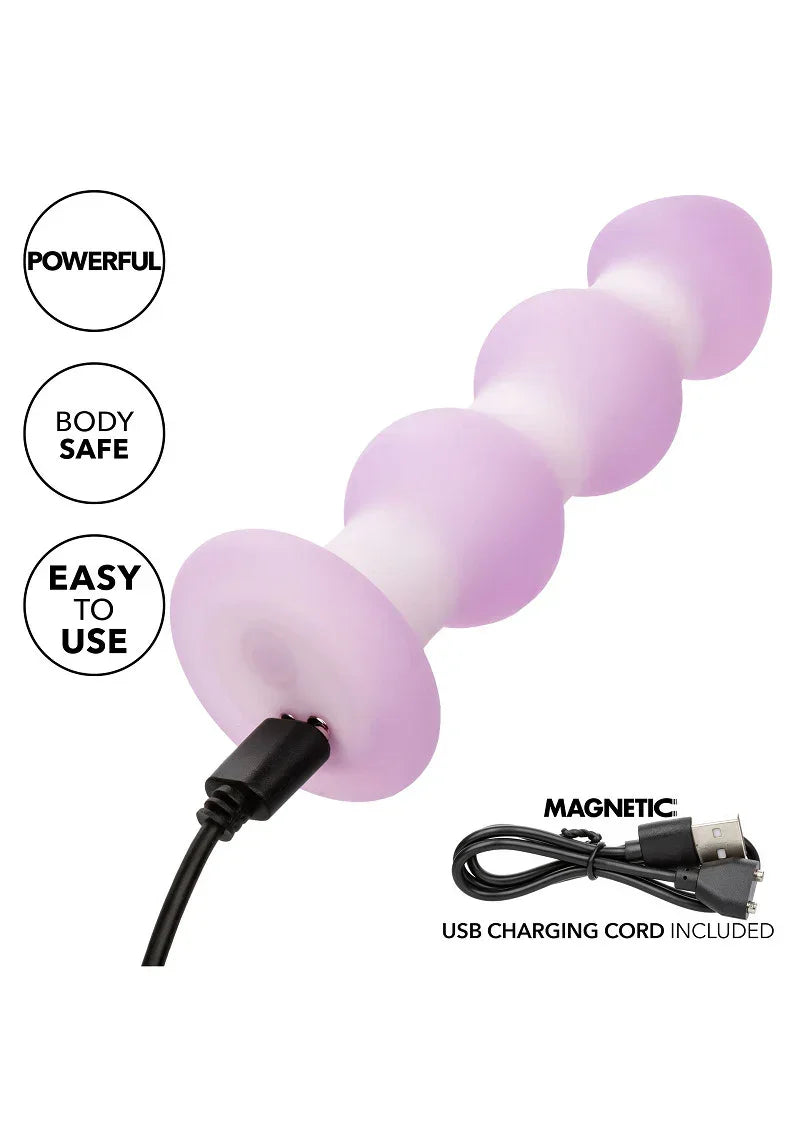 CalExoticsLavenderHazeBeadedProbe8 @ Happytoys Sexshop: online sex shop for Feeling Happy & Easy 😊 the erotic store owned by a woman