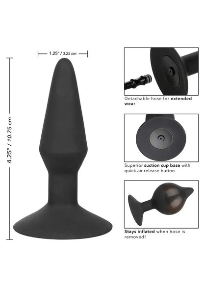 CalExoticsMediumSiliconeInflatablePlug6 @ Happytoys Sexshop: online sex shop for Feeling Happy & Easy 😊 the erotic store owned by a woman