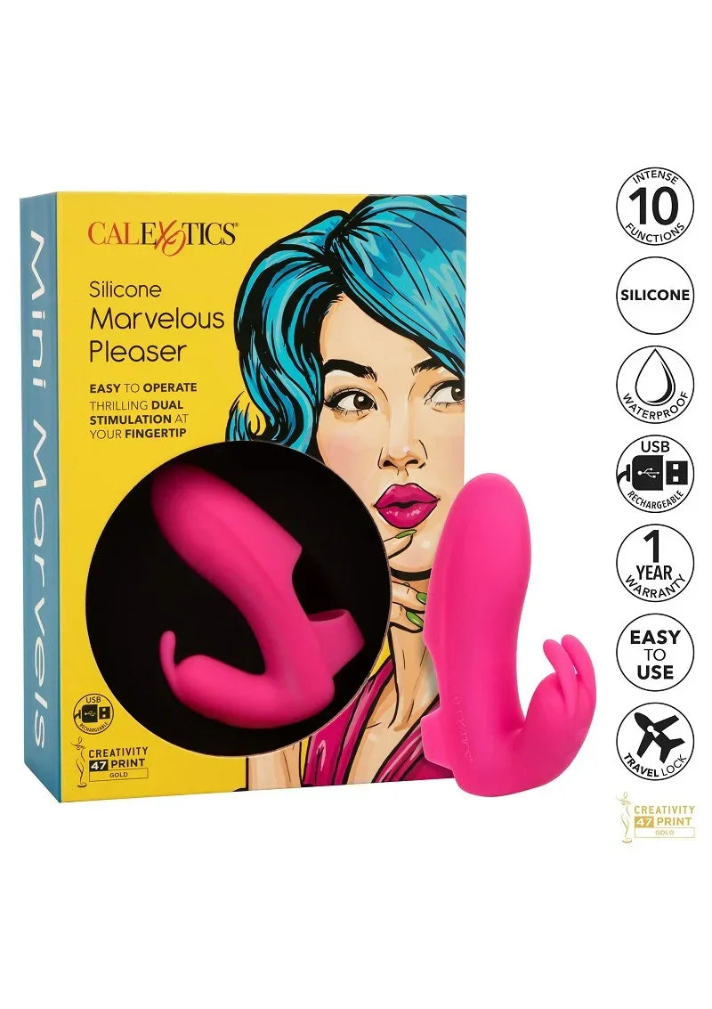 CalExoticsMiniMarvelsSiliconeMarvelousPleaservibrator3 @ Happytoys Sexshop: online sex shop for Feeling Happy & Easy 😊 the erotic store owned by a woman