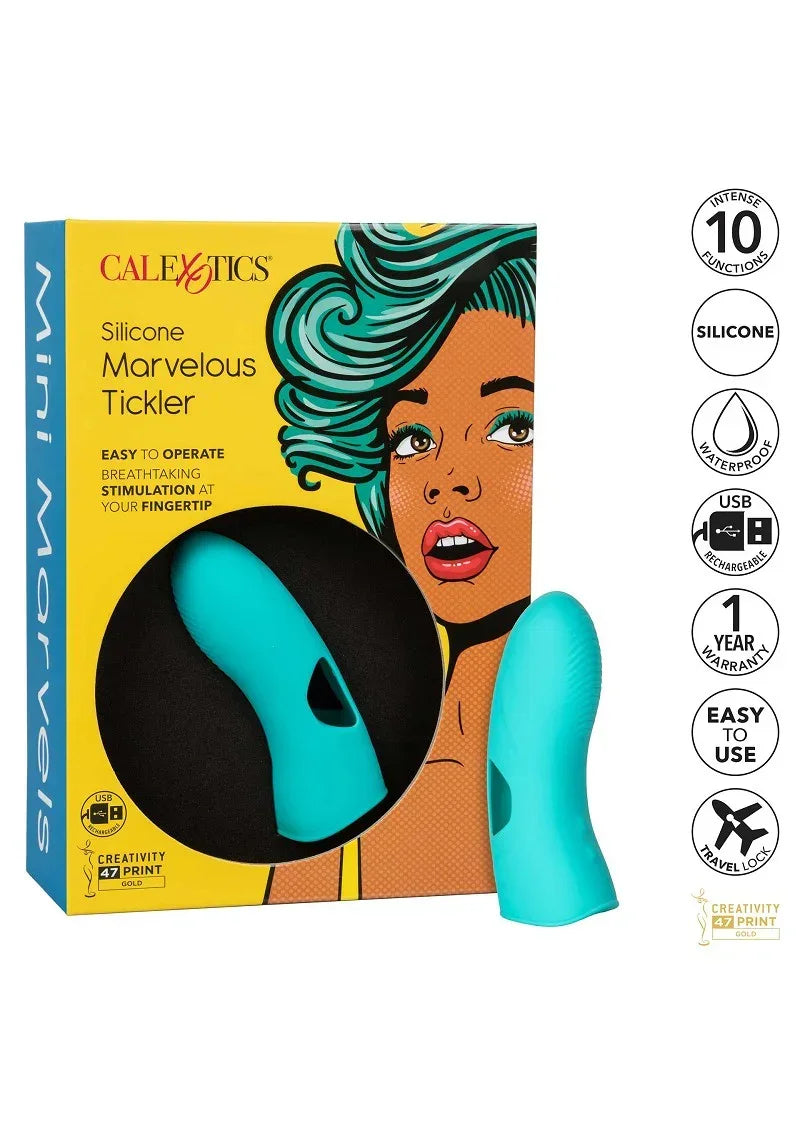 CalExoticsMiniMarvelsSiliconeMarvelousTicklervibrator8 @ Happytoys Sexshop: online sex shop for Feeling Happy & Easy 😊 the erotic store owned by a woman